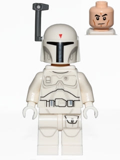SW0631 Boba Fett - White, Detailed Pattern