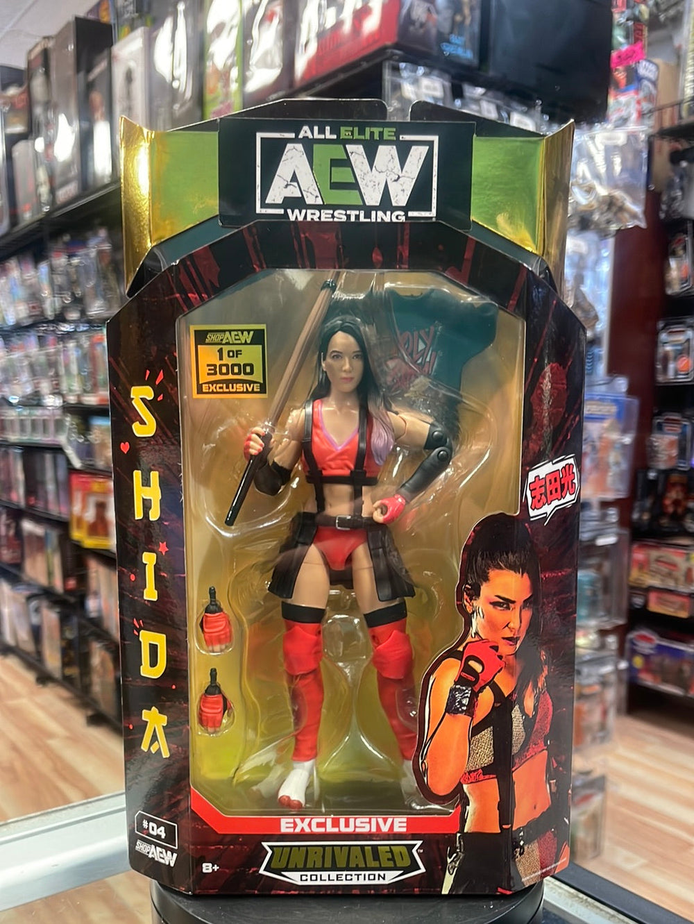 Shida Chase 1 of 3000 (Jazwares, AEW All Elite Wrestling)