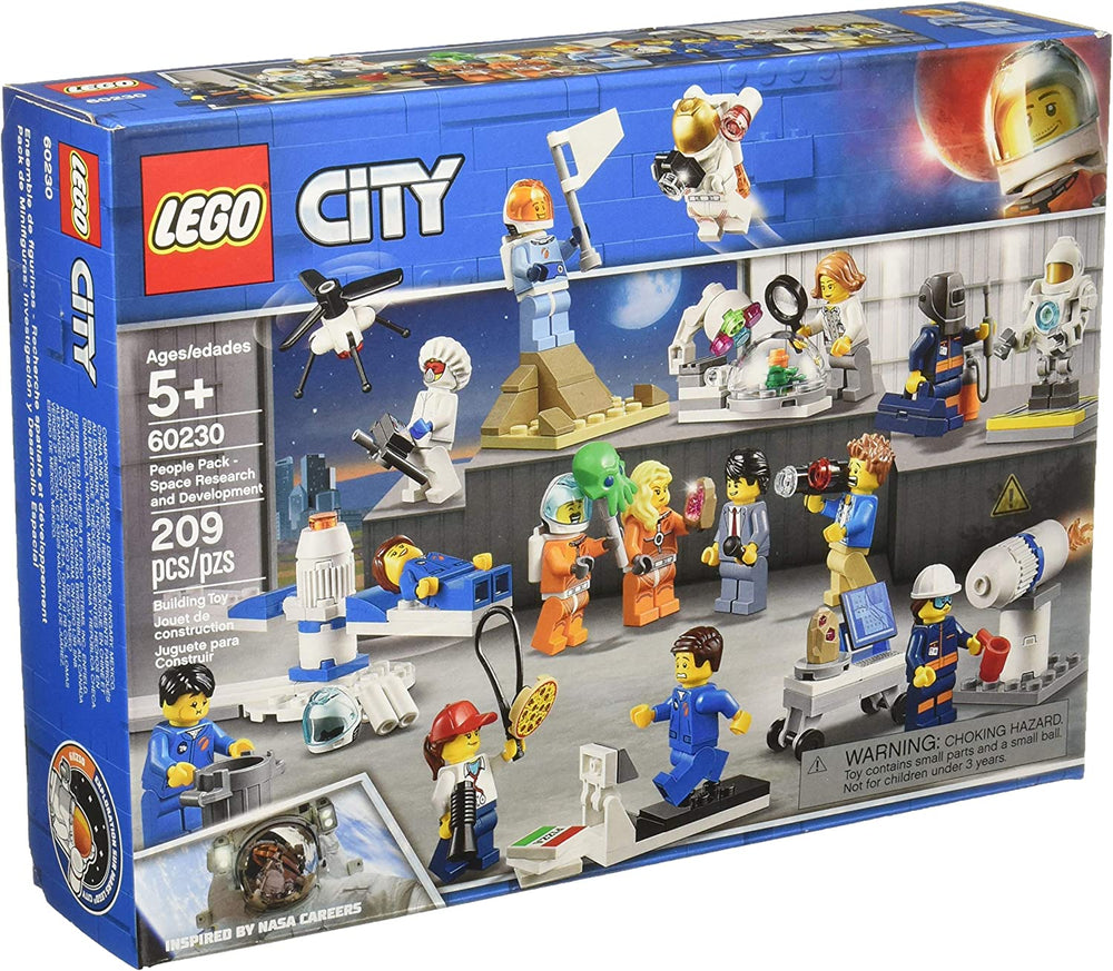 60230 City Space Port People Pack - Space Research and Development (Retired) (New Sealed)