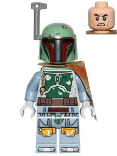 SW0711 Boba Fett - Pauldron Cloth with Dark Orange Stripe Pattern