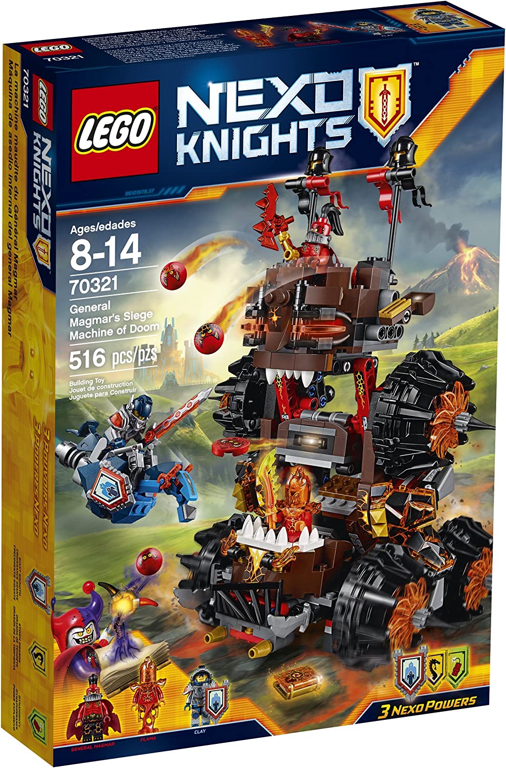 70321 NEXO KNIGHTS General Magmar's Seige Machine of Doom (Retired) (New Sealed)