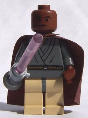 SW0133 Mace Windu with Light-Up Lightsaber