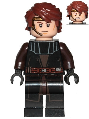 SW0939 Anakin Skywalker (Black Legs, Headset) product image 1, provided for visual reference and product detail review
