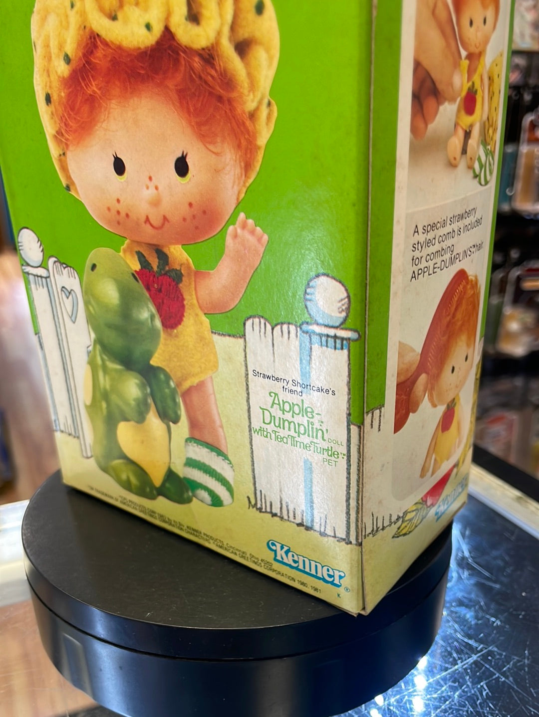 Apple Dumplin with Tea Time Turtle (Vintage Strawberry Shortcake, Kenner) Sealed product image 9, provided for visual