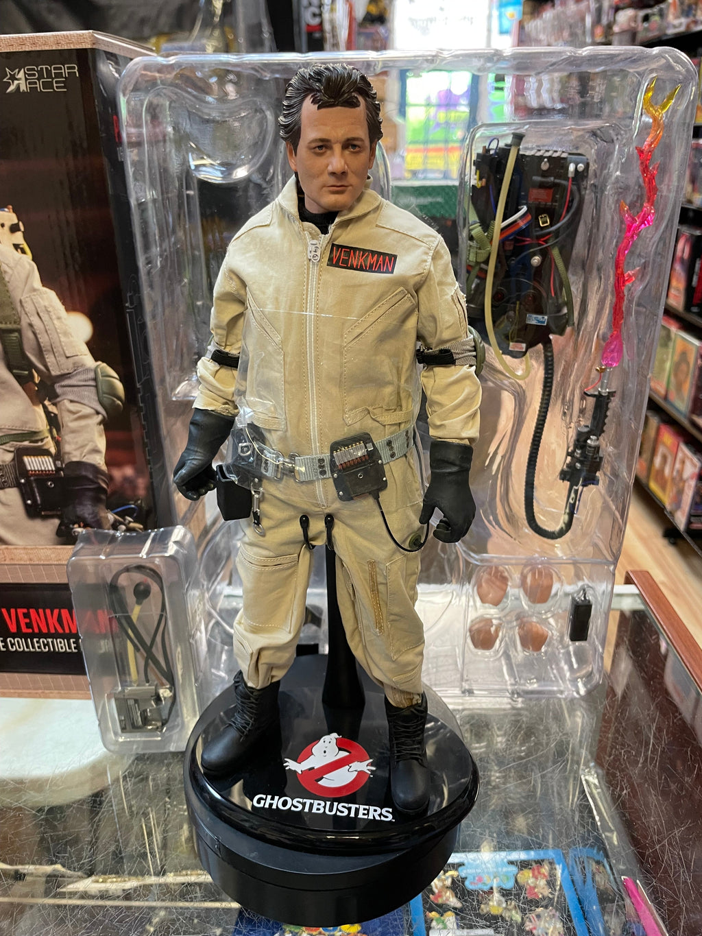 Peter Venkman 1/6 Scale SA0151 (Star Ace, Ghostbusters) COMPLETE product image 2, provided for visual reference and product
