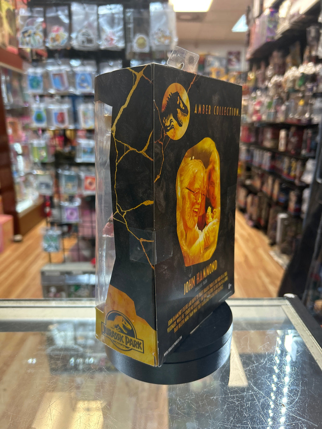 John Hammond (Jurassic Park Amber Collection, Mattel) **SEALED** product image 5, provided for visual reference and product