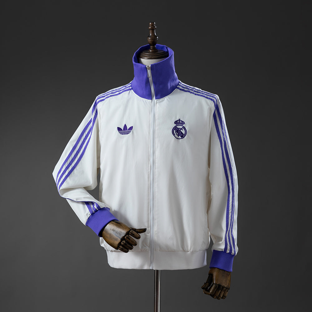 Real Madrid Windbreaker 2025-26 Football Soccer Jacket product image 1