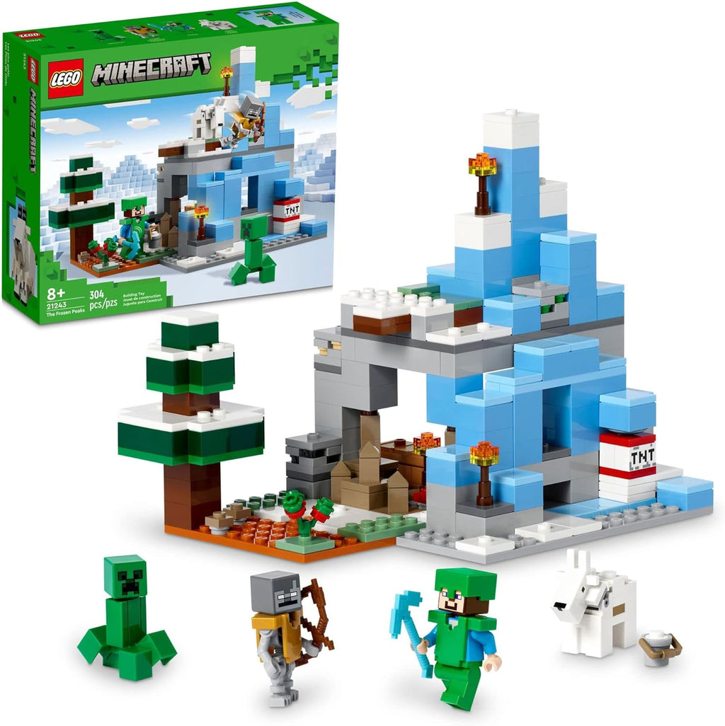21243 LEGO Minecraft: The Frozen Peaks product image 1, provided for visual reference and product detail review