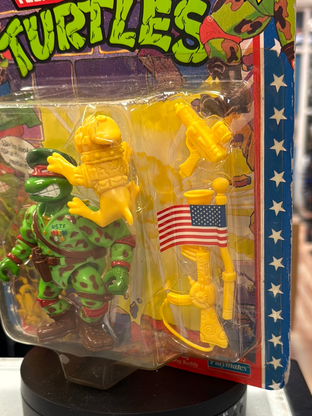 Raph the Green Beret 0124 (Vintage TMNT Ninja Turtles, Playmates) Sealed product image 8, provided for visual reference and