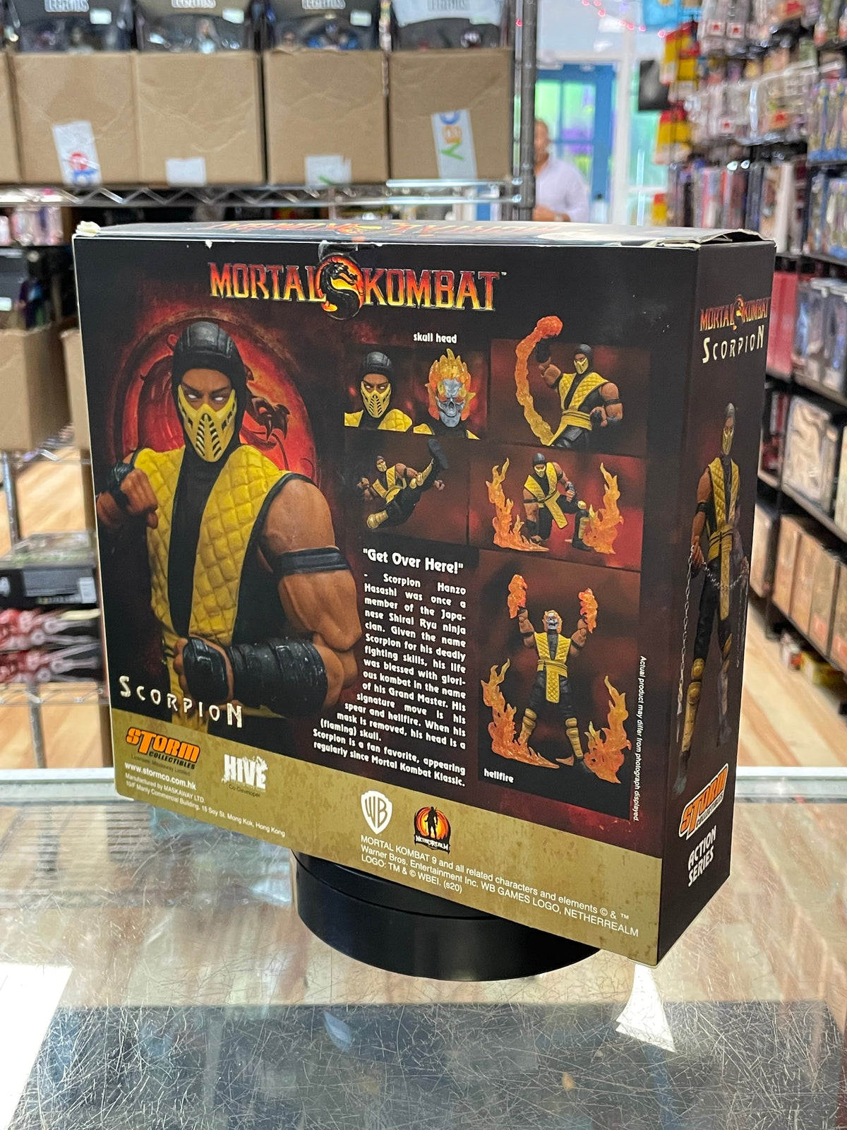 Scorpion 2020 Event Exclusive (Mortal Kombat, Storm Collectibles) INCOMPLETE product image 17, provided for visual reference