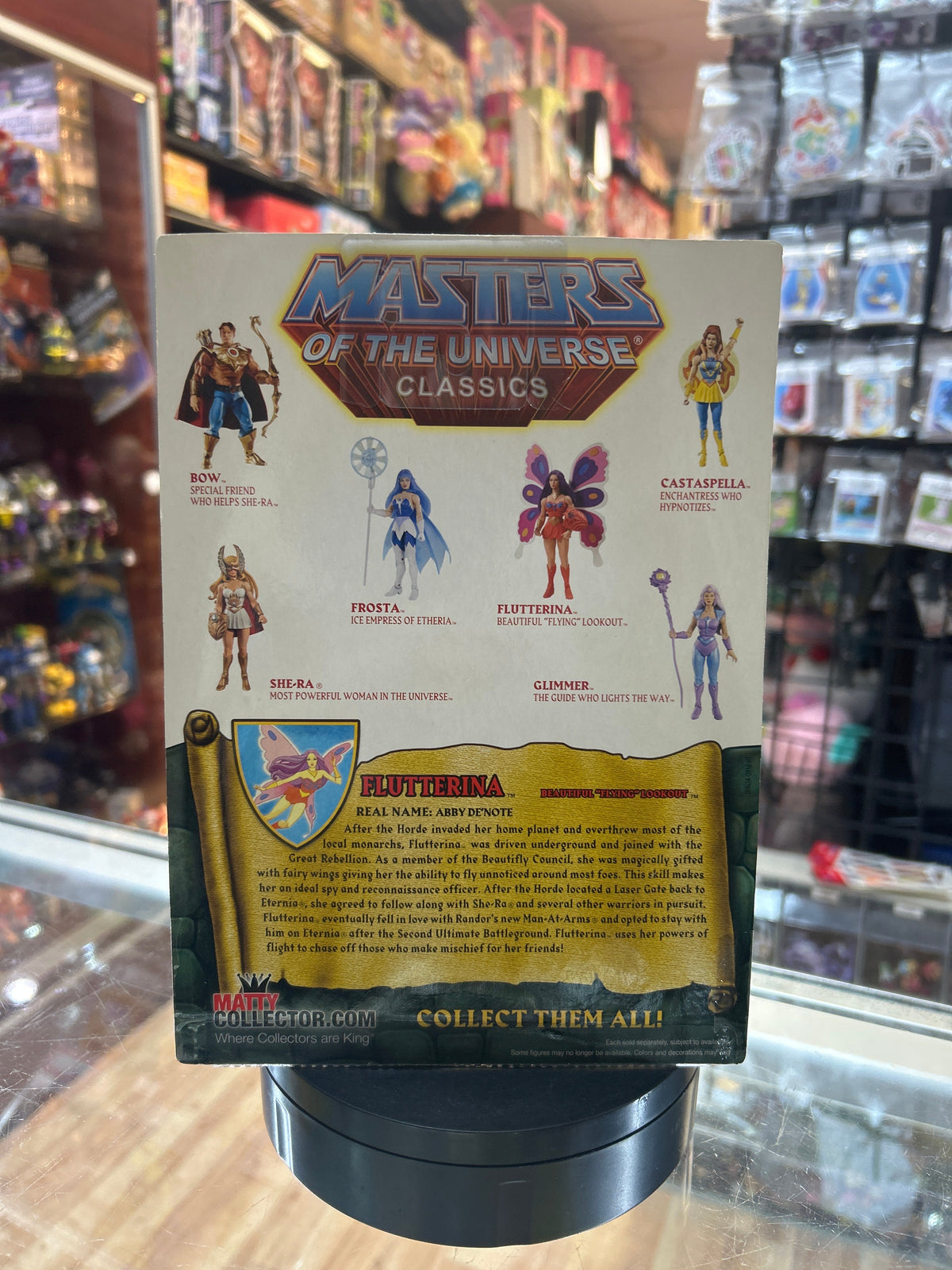 Flutterina (Mattel, Classics, MOTU) **SEALED** product image 4, provided for visual reference and product detail review