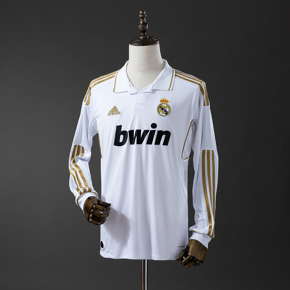 Real Madrid Jersey 2011-12 Home Retro Football Kit Long product image 1