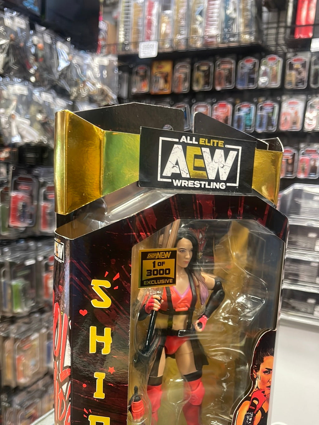 Shida Chase 1 of 3000 (Jazwares, AEW All Elite Wrestling) product image 6, provided for visual reference and product detail