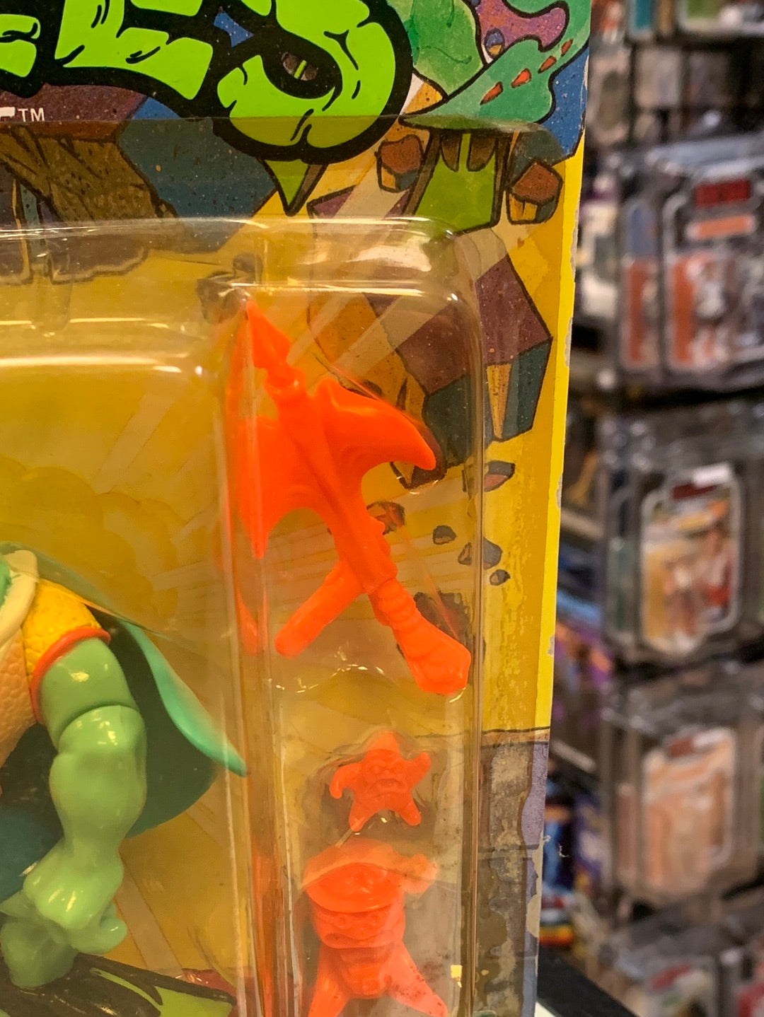 Ray Fillet 0143 (Vintage TMNT Ninja Turtles, Playmates) Sealed product image 5, provided for visual reference and product