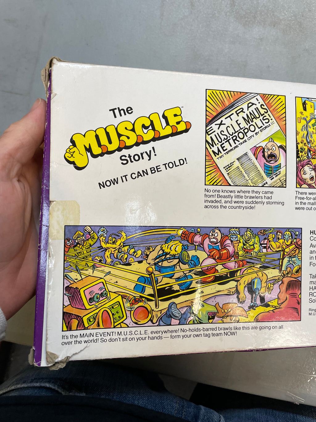 Mighty Maulers Set 3 #2649 (Vintage Muscle Men, Mattel) COMPLETE product image 14, provided for visual reference and product