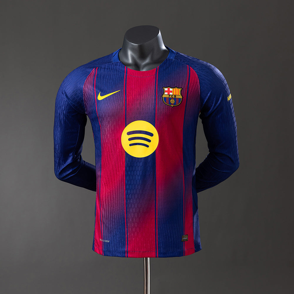 Barcelona Jersey 25/26 Home Football Kit Long Sleeves product image 1