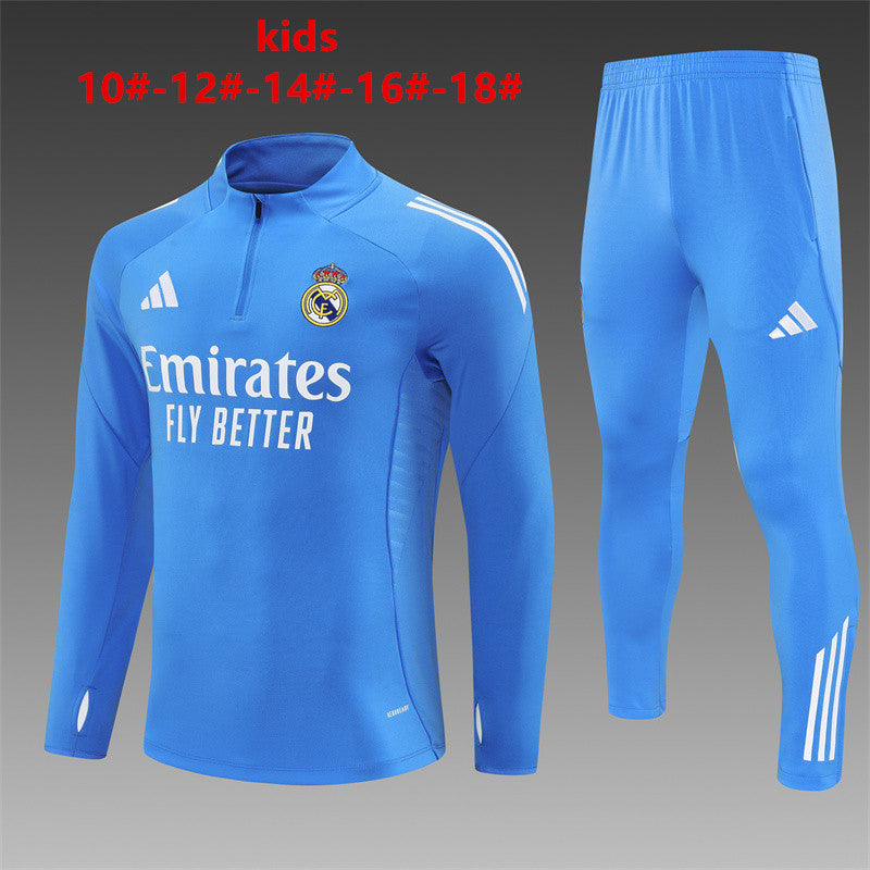 Kids Real Madrid Training Tracksuits 25/26 Football Kit product image 1