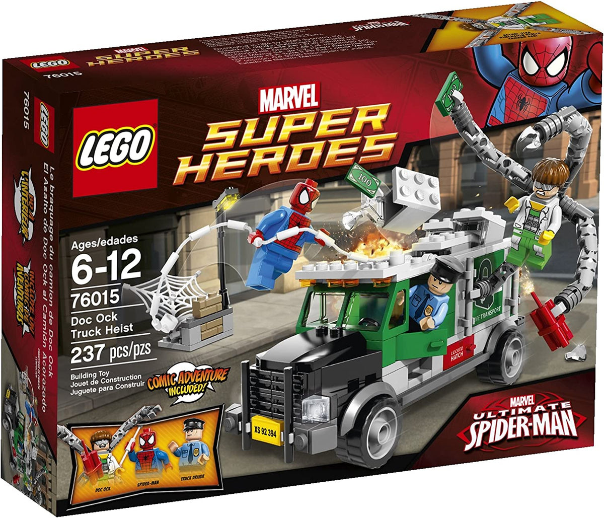 76015 Marvel Doc Ock Truck Heist (Retired) (Certified Complete) product image 1, provided for visual reference and product