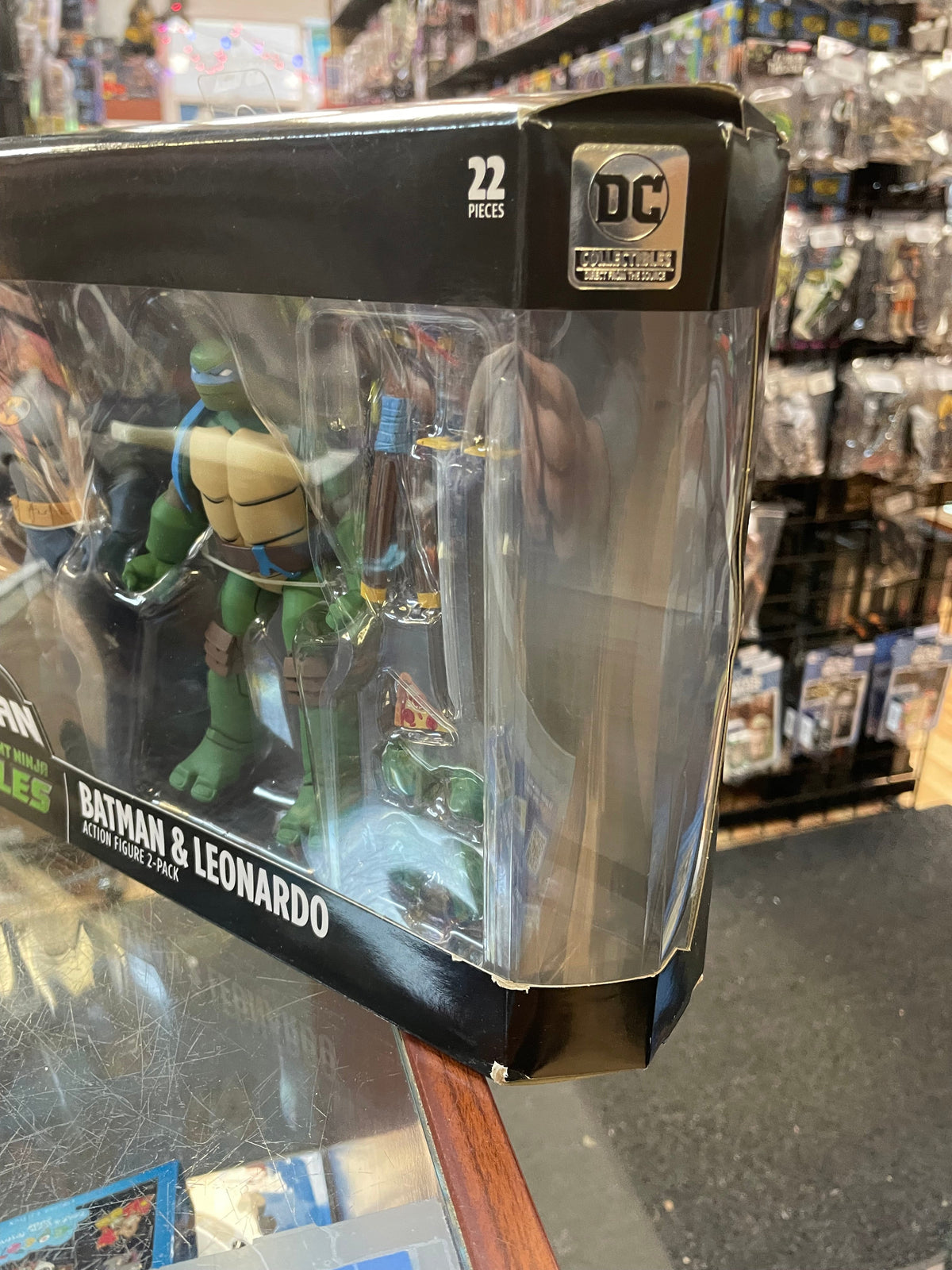 Batman & Leonardo 2 Pack (Batman Vs Teenage Ninja Turtles, DC Collectibles) NEW/OPEN product image 8, provided for visual