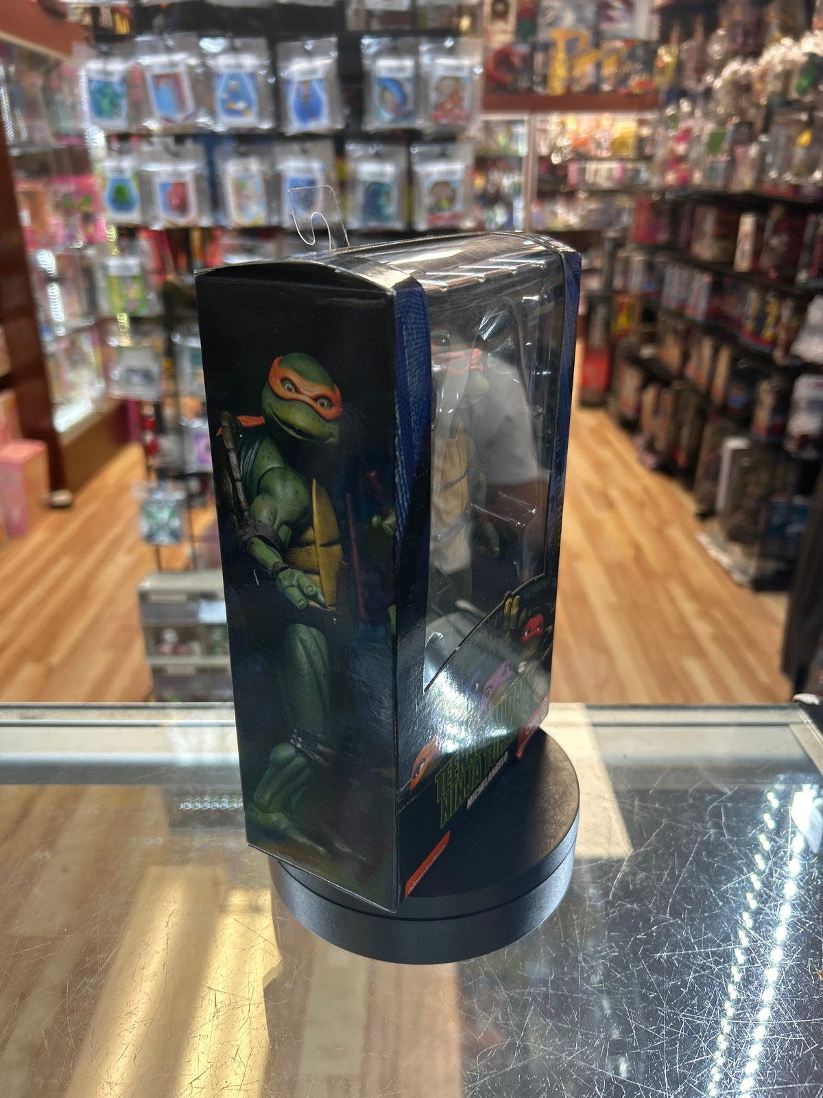 Michelangelo -GameStop- (TMNT Ninja Turtles, NECA) **SEALED** product image 2, provided for visual reference and product