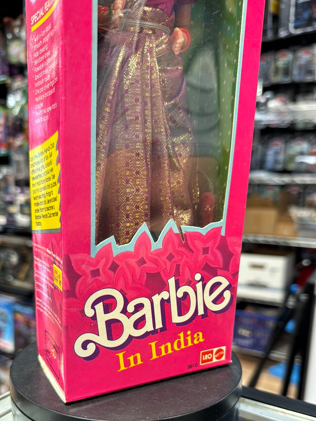 Purple Dress Barbie In India 9910 (Vintage Barbie, Leo Mattel) product image 6, provided for visual reference and product