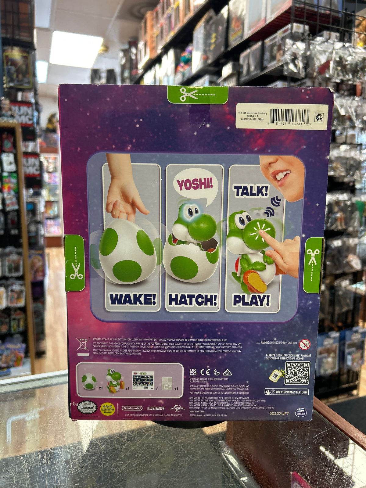 Hatchin Yoshi (Super Mario Galaxy, Spin Master) **SEALED** product image 3, provided for visual reference and product detail
