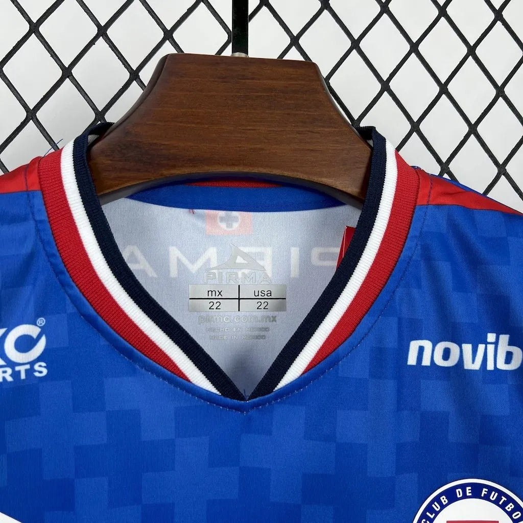 Kids Cruz Azul Jersey 25/26 Home Football Kit Soccer product image 3