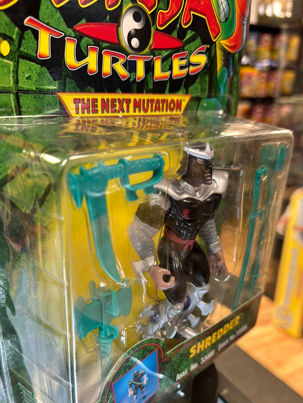 Shredder Next Mutation (Vintage TMNT NInja Turtles, Playmates) Sealed product image 11, provided for visual reference and