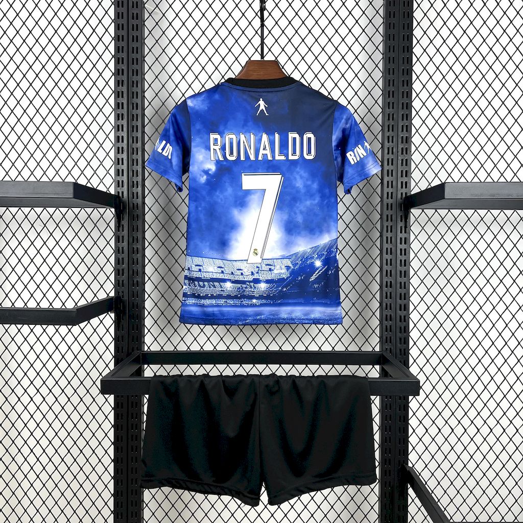 Kids Ronaldo Real Madrid Jersey 25/26 Football Kit Soccer product image 6