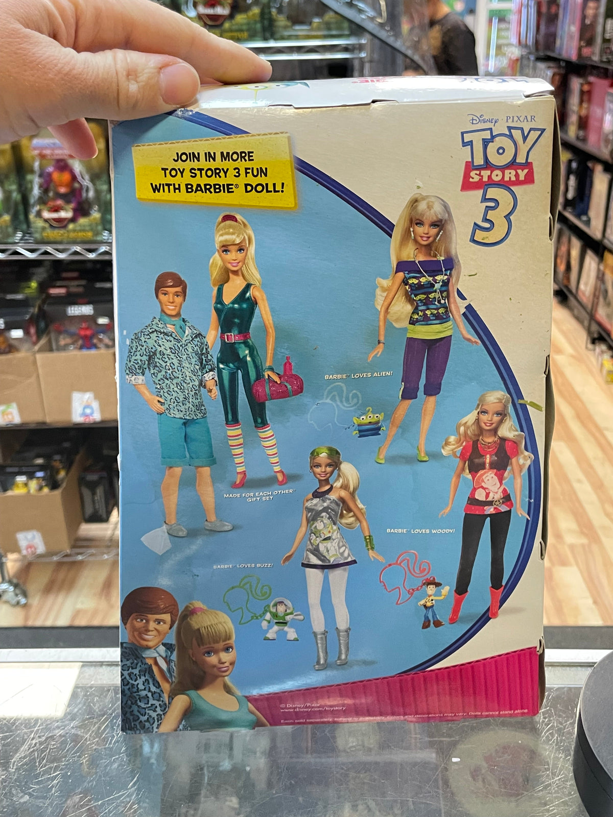 Barbie Loves Alien #R9297 (Barbie, Toy Story 3, Mattel) SEALED product image 10, provided for visual reference and product