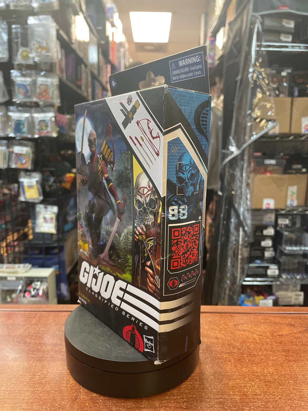 Python Patrol Vypra (GI Joe Classified, Hasbro) **SEALED** product image 6, provided for visual reference and product detail