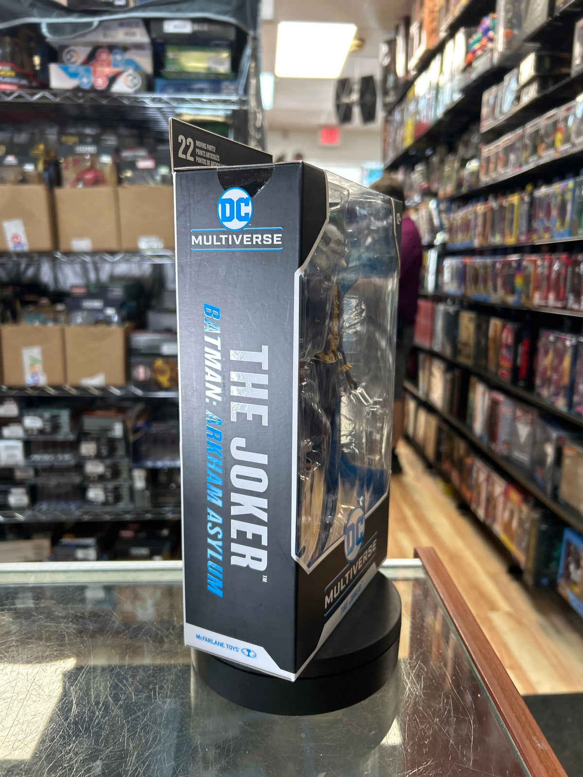 Arkham Asylum Joker (DC Multiverse, McFarlane) **SEALED** product image 2, provided for visual reference and product detail