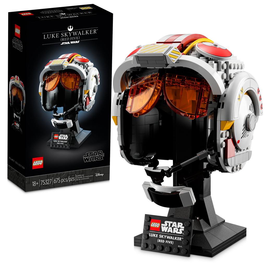 75327 Luke Skywalker (Red Five) Helmet (Retired) (New Sealed) product image 1, provided for visual reference and product