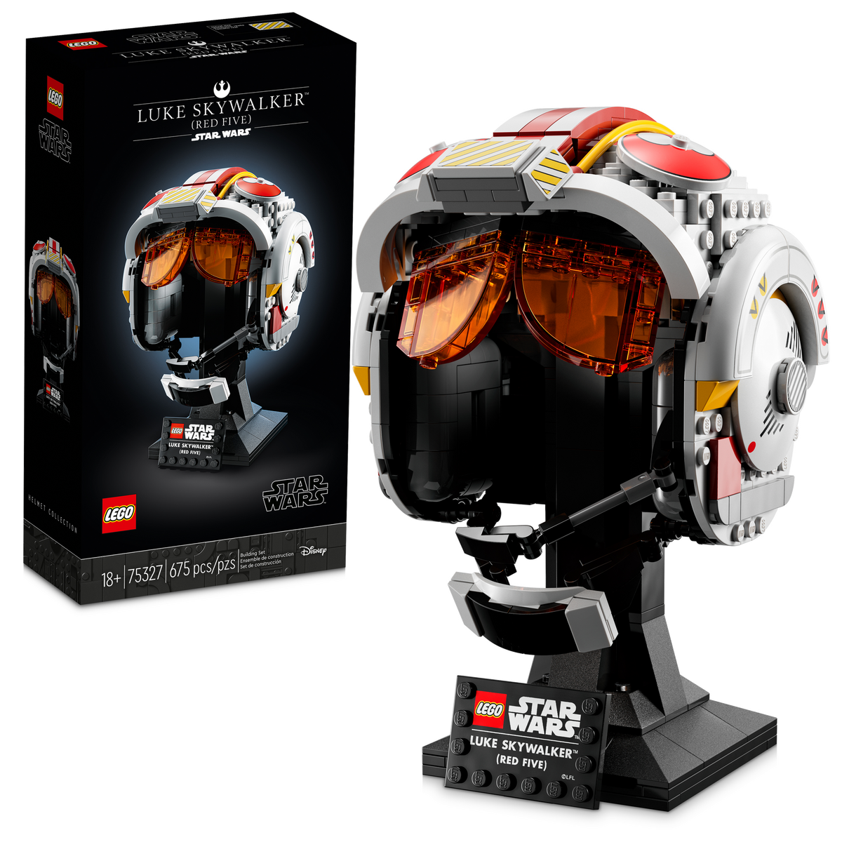 75327 Luke Skywalker (Red Five) Helmet (Retired) (New Sealed) product image 1, provided for visual reference and product