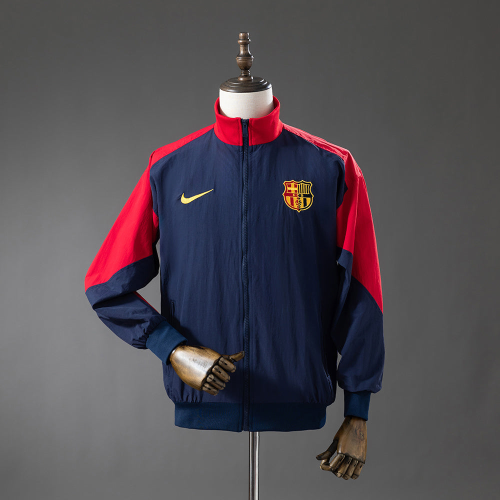 Barcelona Windbreaker 2025/26 Blue Football Soccer Jacket product image 1