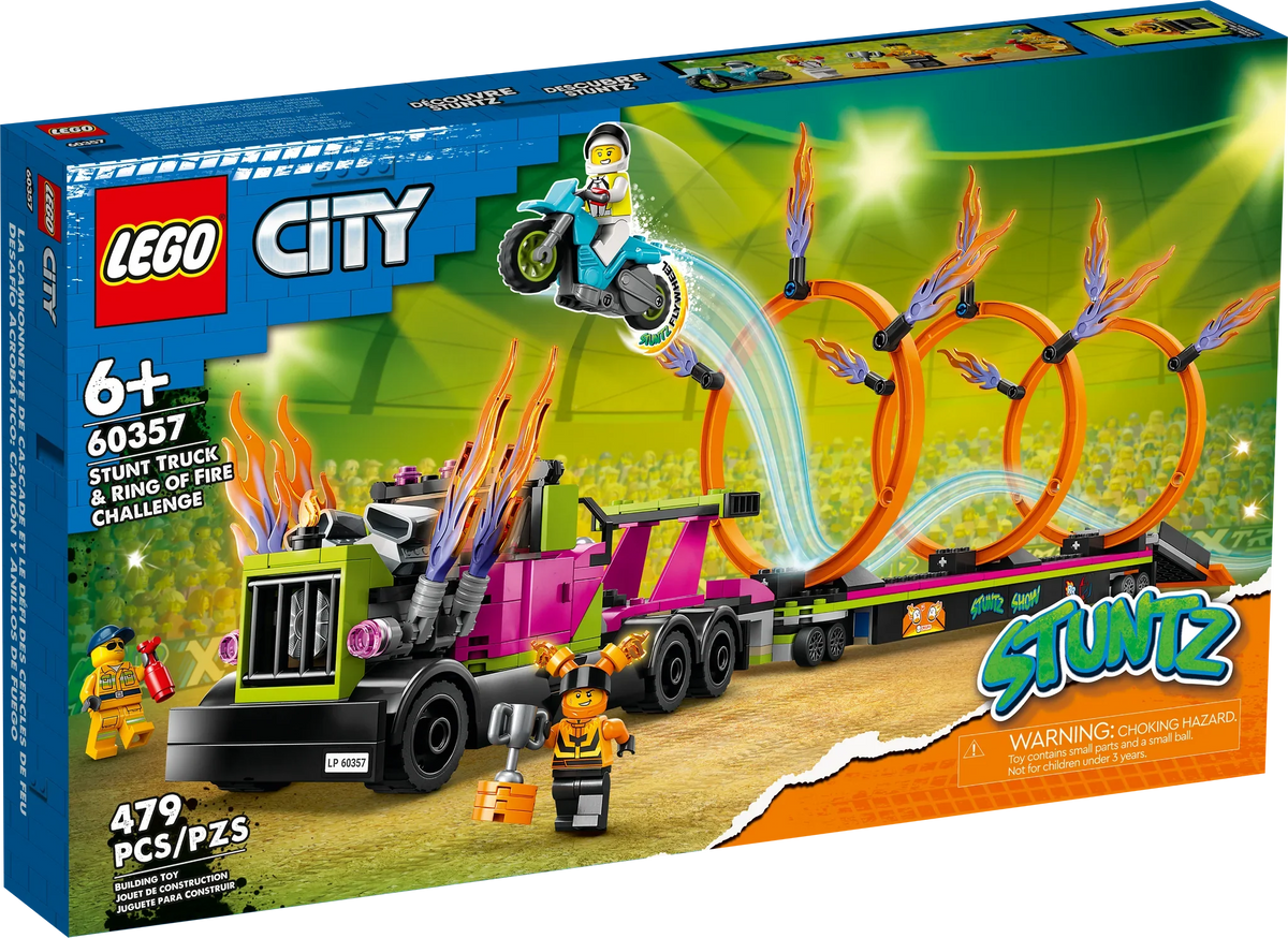 60357 Stunt Truck & Ring of Fire Challenge product image 1, provided for visual reference and product detail review