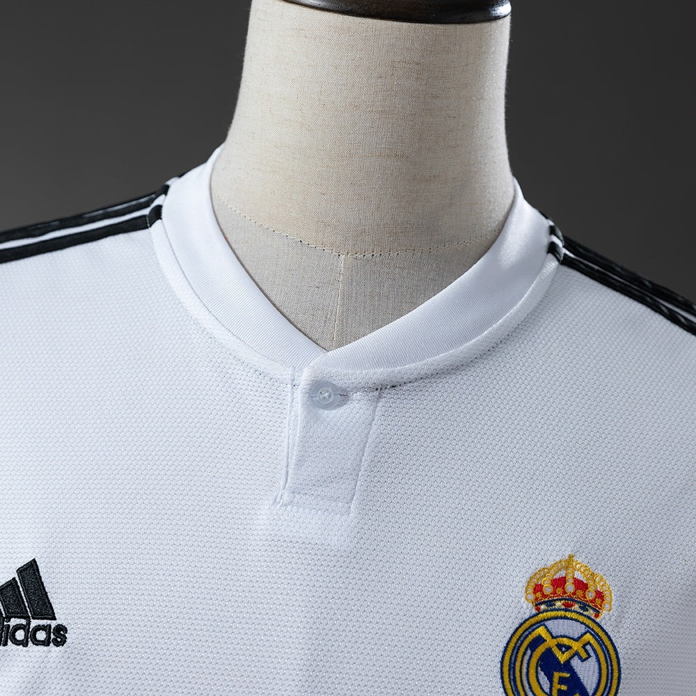 Real Madrid Home Jersey 2018-19 Retro Football Kit Soccer product image 6