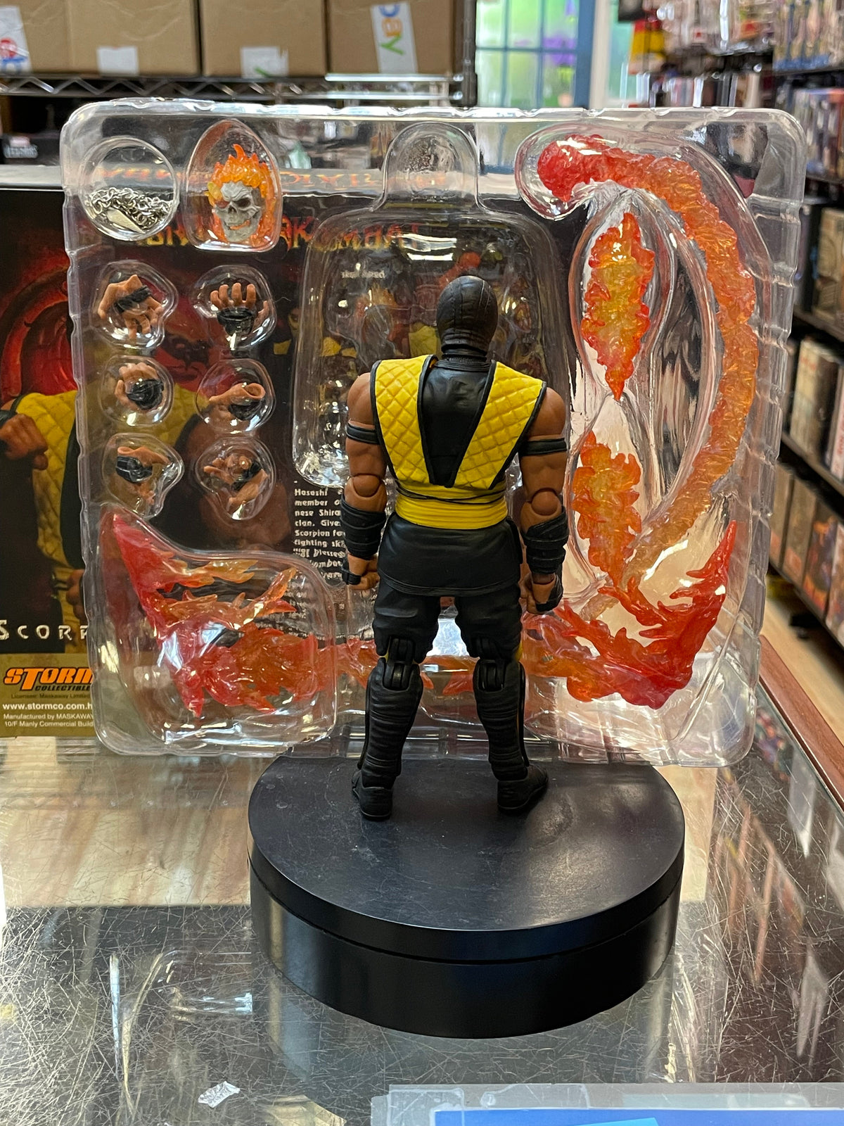 Scorpion 2020 Event Exclusive (Mortal Kombat, Storm Collectibles) INCOMPLETE product image 6, provided for visual reference