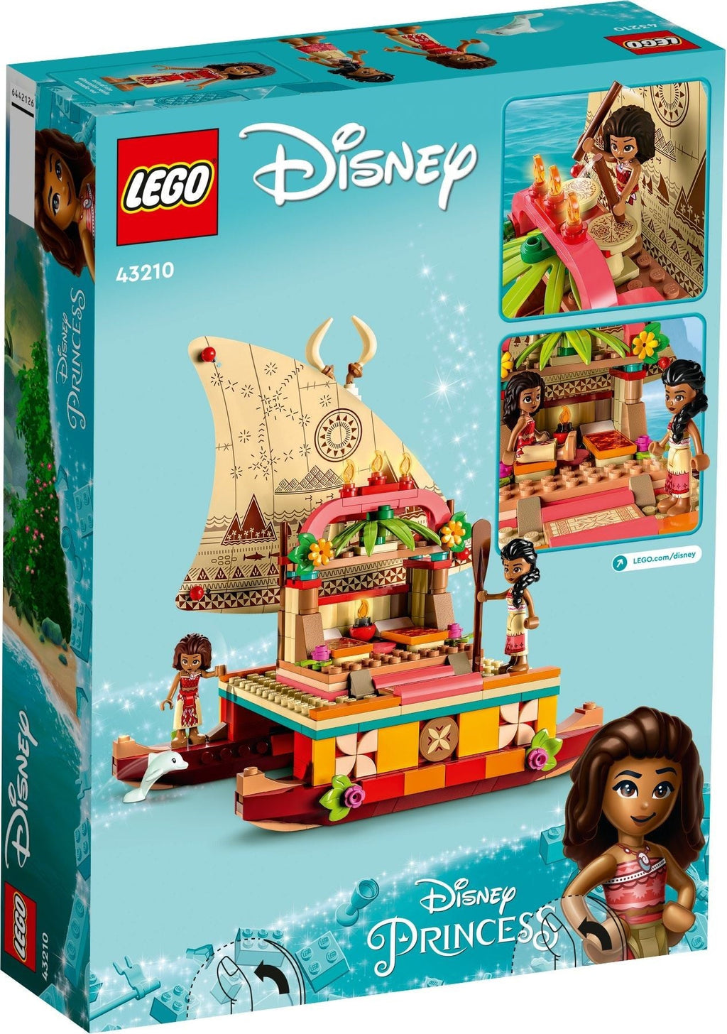 43210 LEGO Disney: Moana's Wayfinding Boat product image 3, provided for visual reference and product detail review