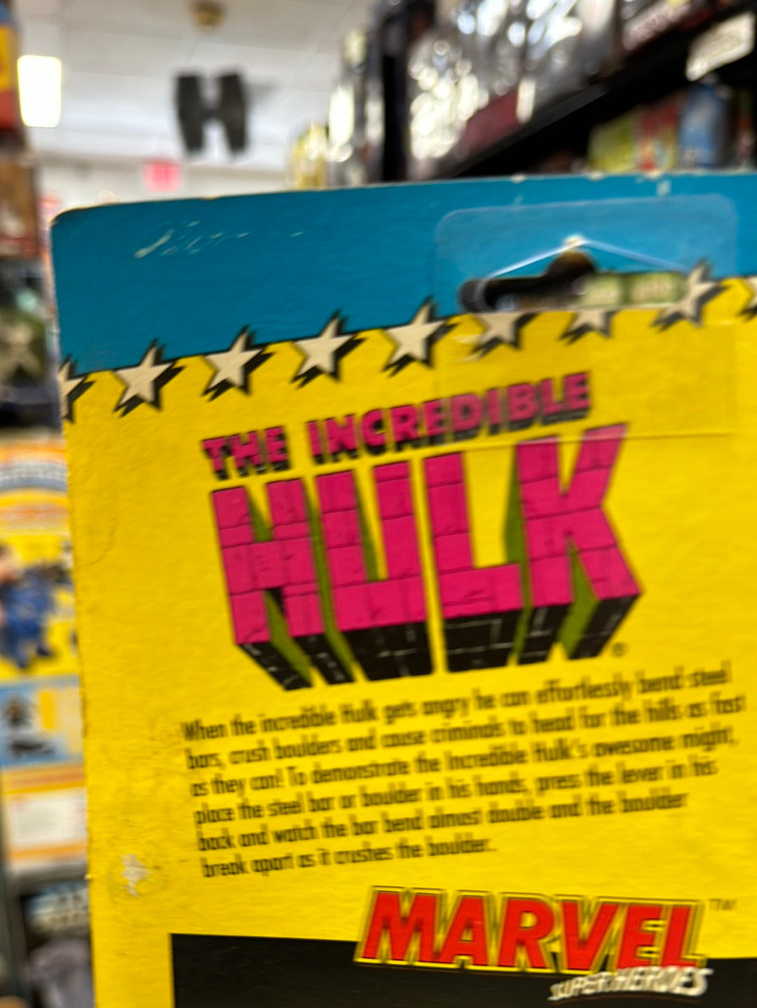 Crushing Arm Incredible Hulk (Vintage Marvel Superheroes, ToyBiz) Sealed product image 9, provided for visual reference and