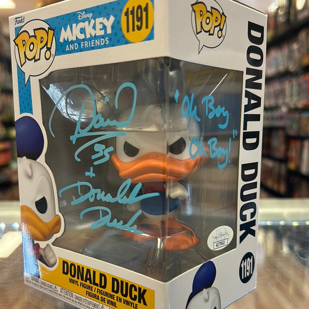 Donald Duck signed by Daniel Ross (Funko, Disney) *JSA* product image 9, provided for visual reference and product detail