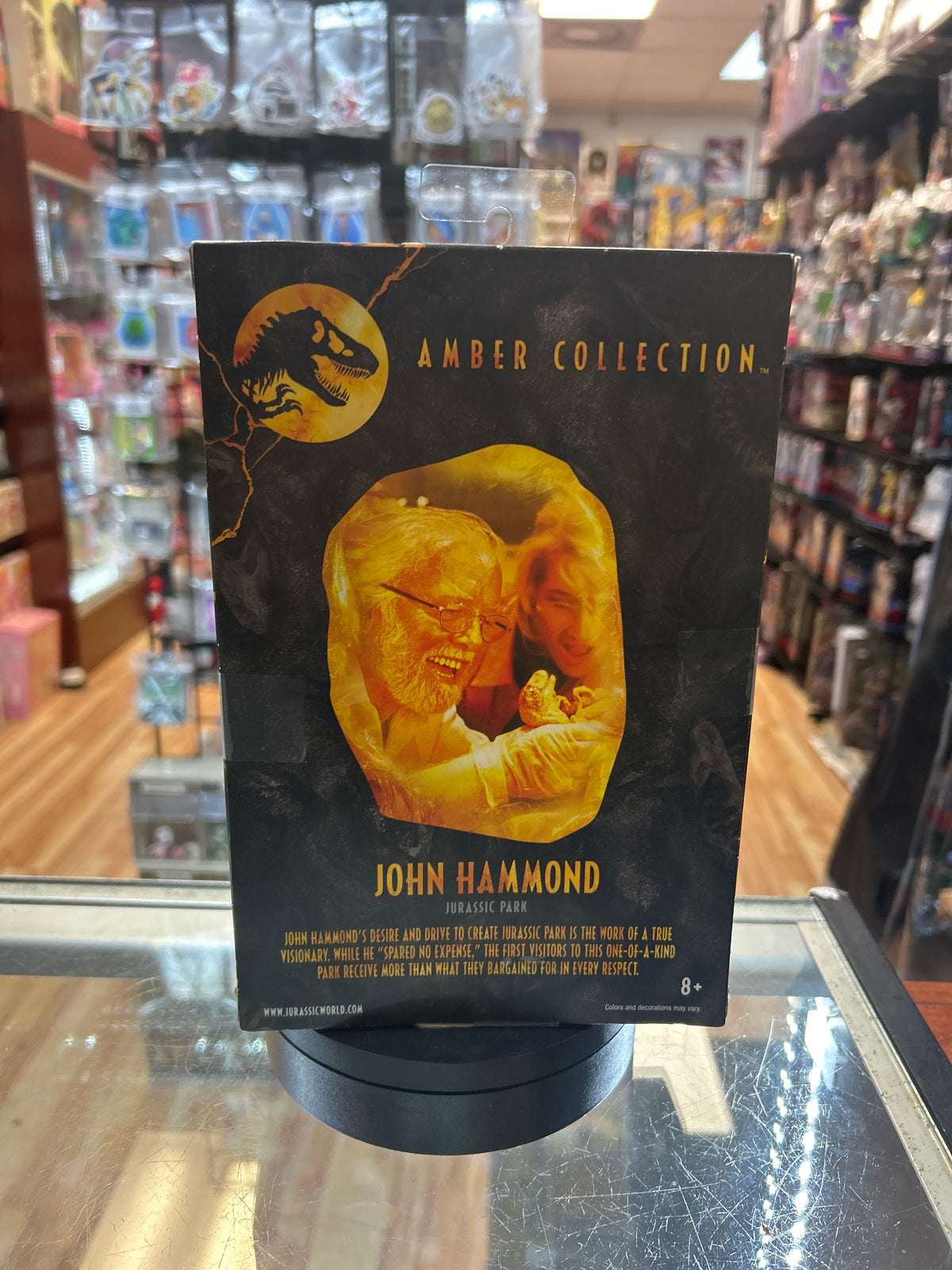 John Hammond (Jurassic Park Amber Collection, Mattel) **SEALED** product image 4, provided for visual reference and product