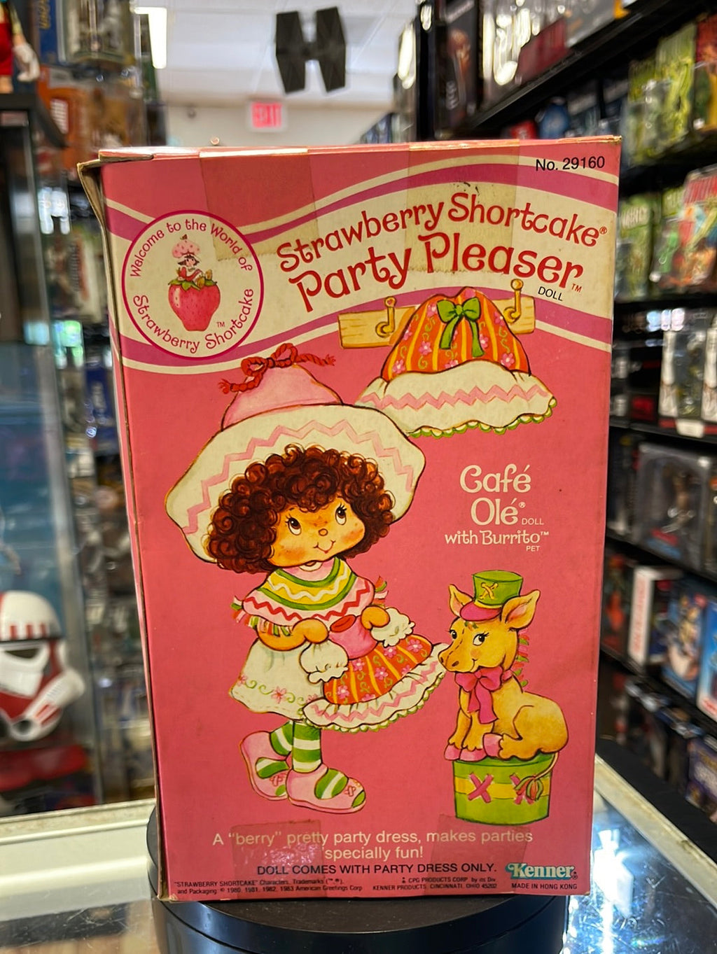 Cafe Ole with Burrito (Vintage Strawberry Shortcake Party Pleaser, Kenner) Sealed product image 10, provided for visual