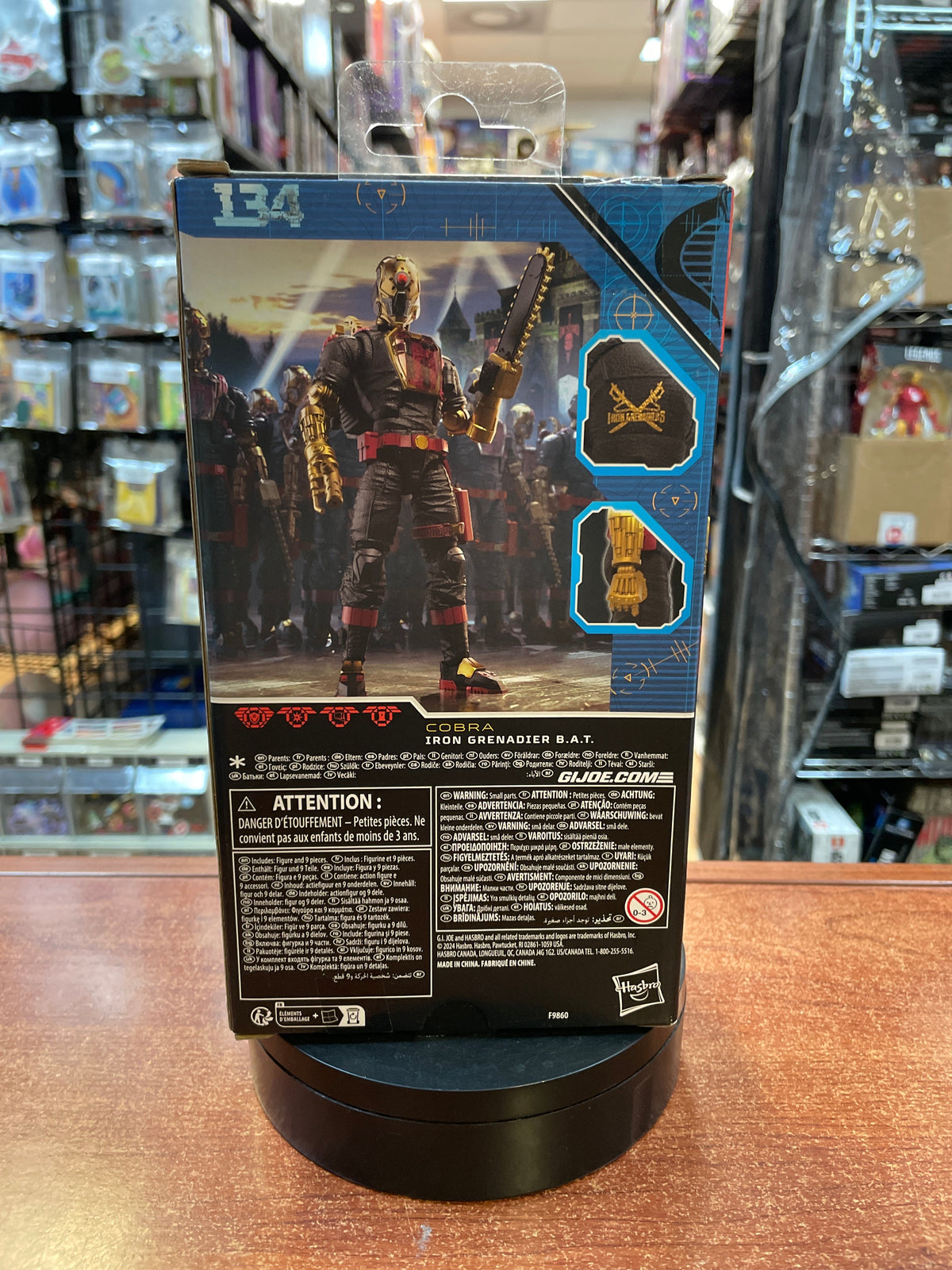 Iron Grenadiar BAT (GI Joe Classifieds, Hasbro) **SEALED** product image 2, provided for visual reference and product detail