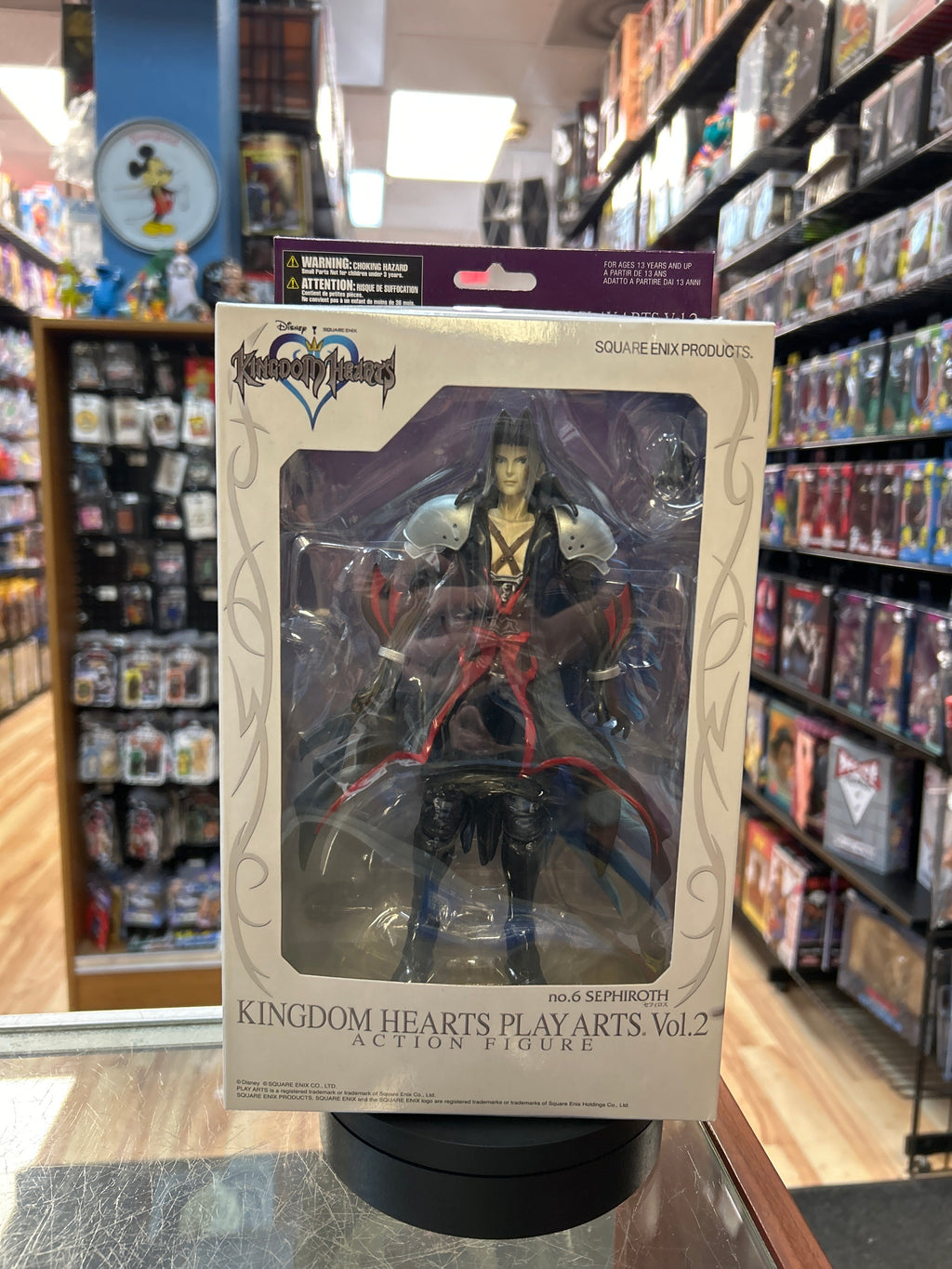 No.6 Sephiroth (Kingdom Hearts, Play Arts) **COMPLETE** product image 6, provided for visual reference and product detail