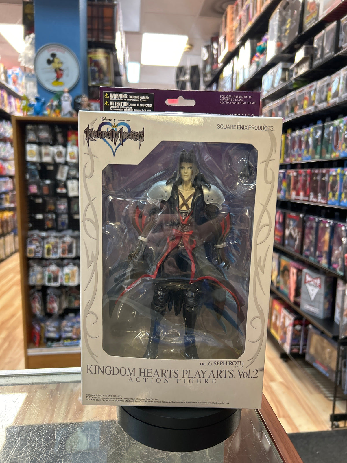 No.6 Sephiroth (Kingdom Hearts, Play Arts) **COMPLETE** product image 6, provided for visual reference and product detail