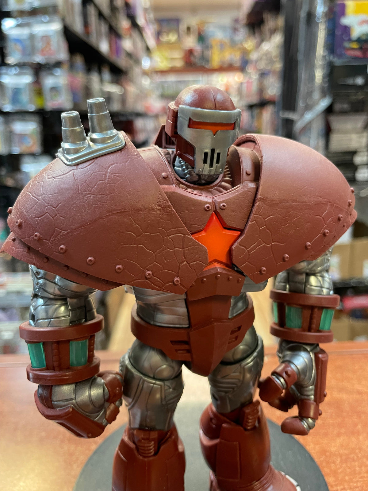 Crimson Dynamo -BAF- (Marvel Legends, Hasbro) **COMPLETE** product image 7, provided for visual reference and product detail