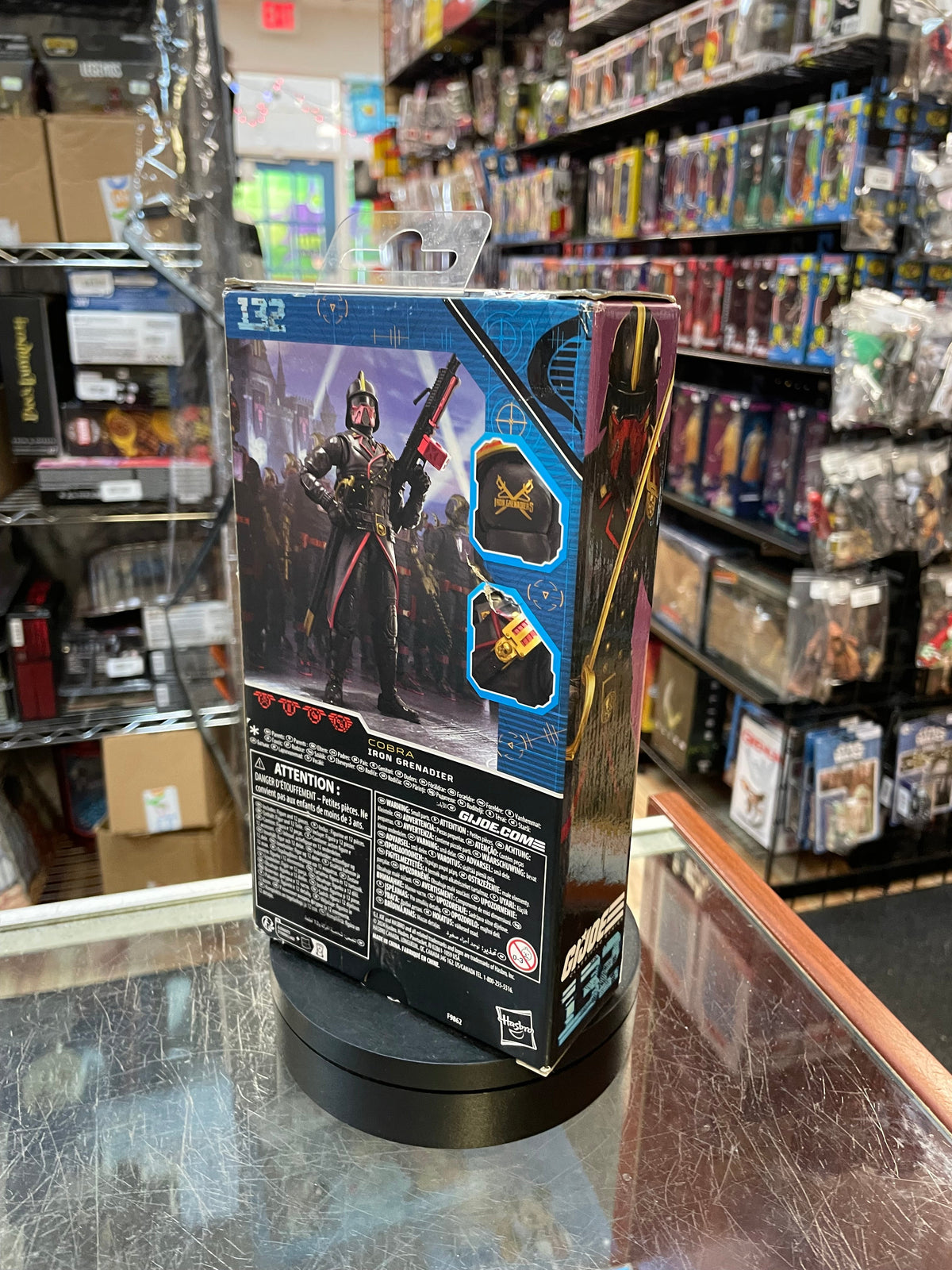 Cobra Iron Grenadier (GI Joe Classified, Hasbro) **SEALED** product image 2, provided for visual reference and product