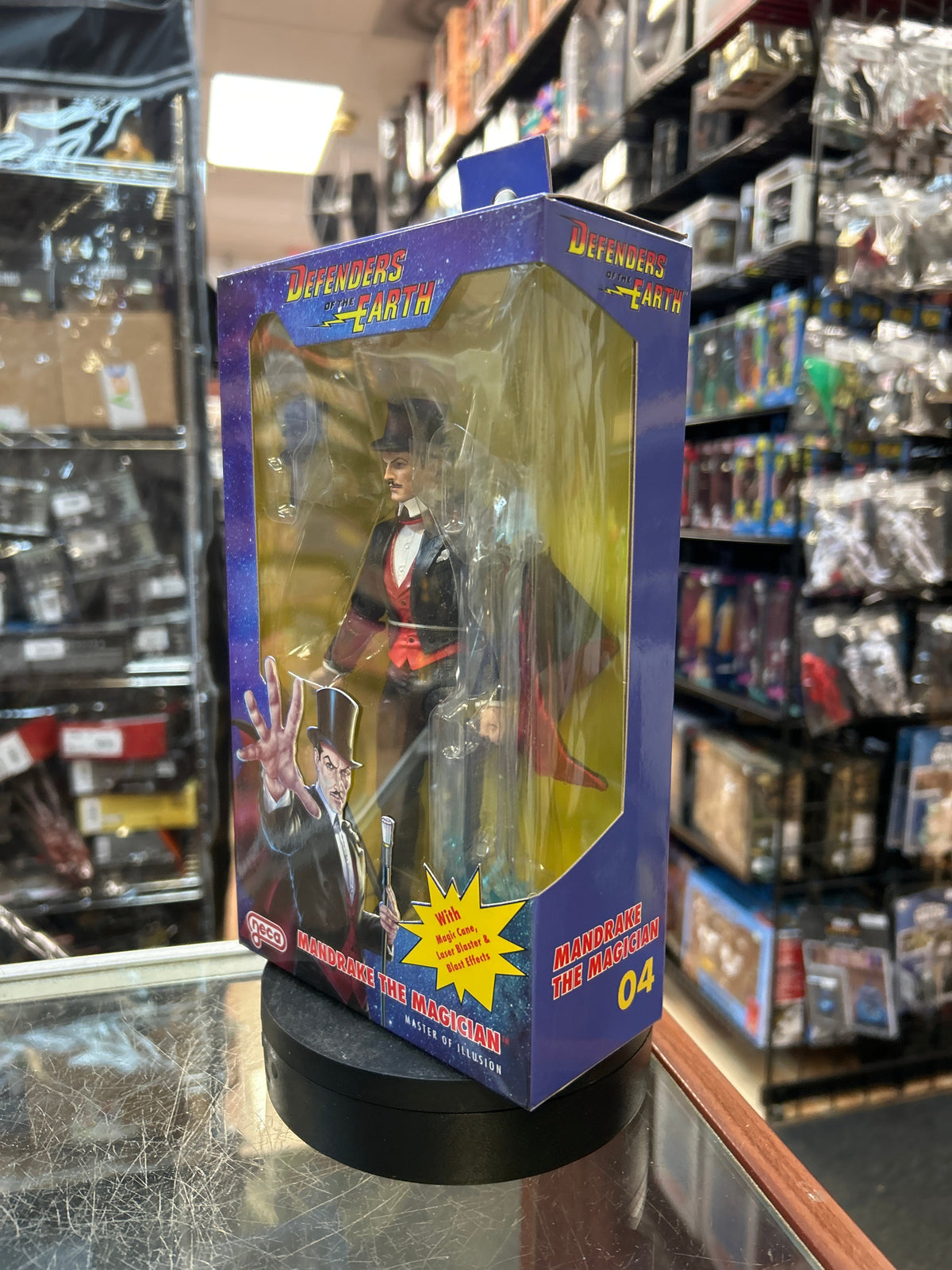 Mandrake the Magician (NECA, Defenders of the Earth) **SEALED** product image 6, provided for visual reference and product