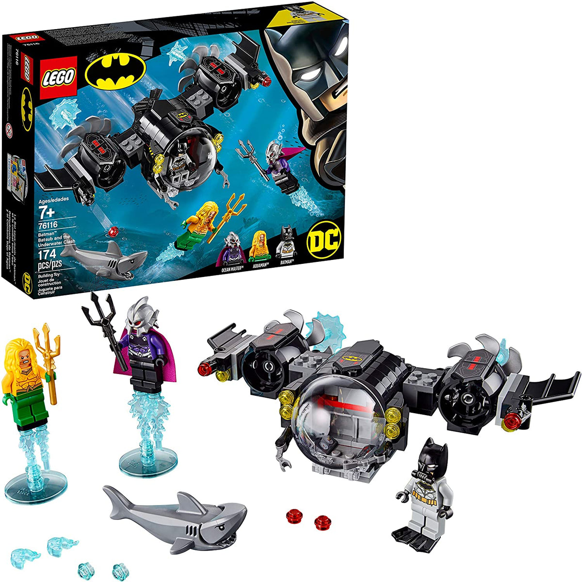76116 Batman Batsub and the Underwarer Clash product image 1, provided for visual reference and product detail review